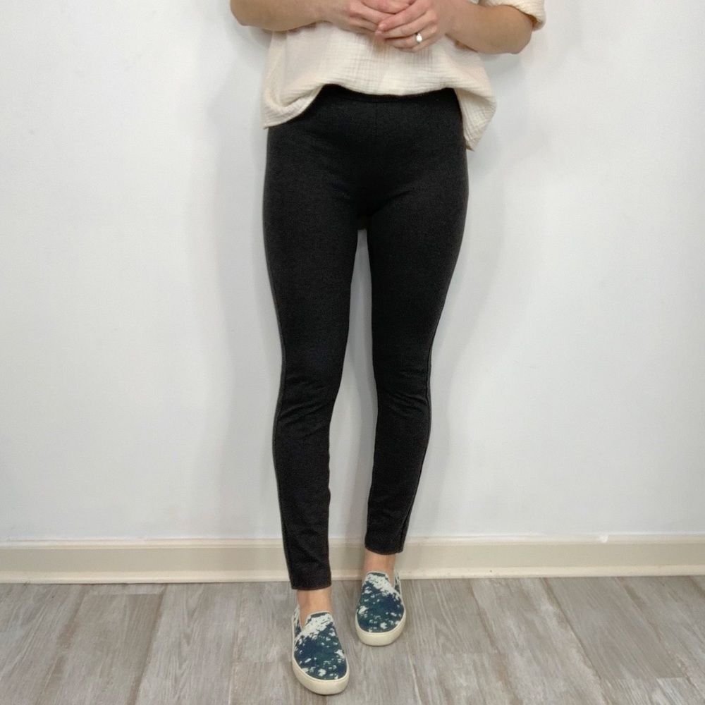 J. CREW Pixie pants ponte leggings charcoal 1618 - Picture 10 of 11